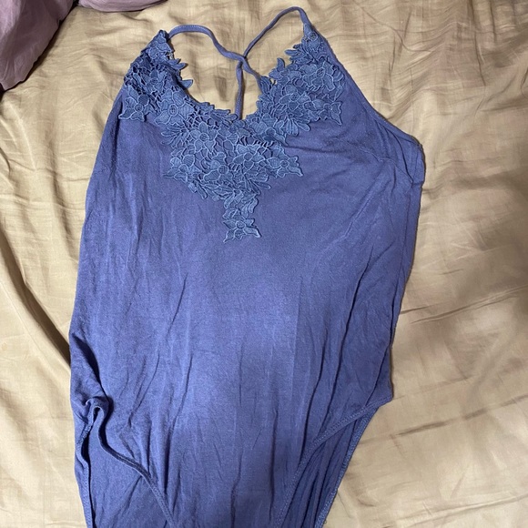 EUC Charolette Russe embroidered body suit xl - Picture 1 of 4